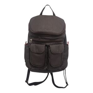 REI Brown Small Backpack Daypack Travel Hiking Multiple Pockets